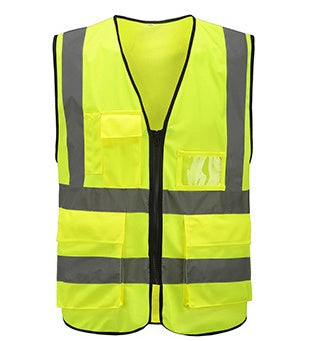 Direct reflective vest multi-pocket reflective vest can be printed riding reflective safety clothing traffic sanitation reflective vest