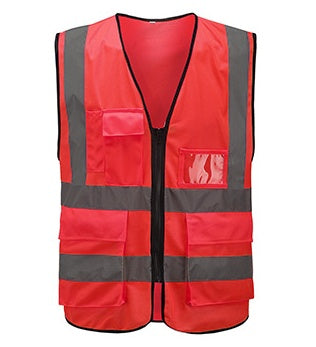 Direct reflective vest multi-pocket reflective vest can be printed riding reflective safety clothing traffic sanitation reflective vest