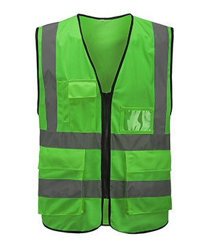 Direct reflective vest multi-pocket reflective vest can be printed riding reflective safety clothing traffic sanitation reflective vest